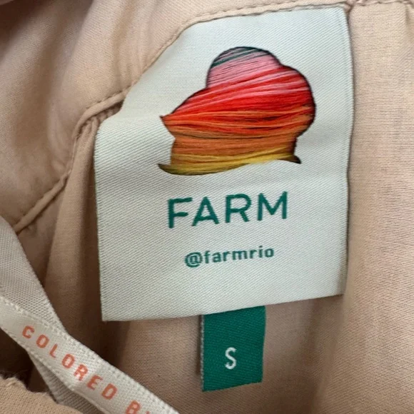 NWOT FARM RIO Sand Crochet Midi Tan Belted Women's Skirt Size S Small - Picture 6 of 13